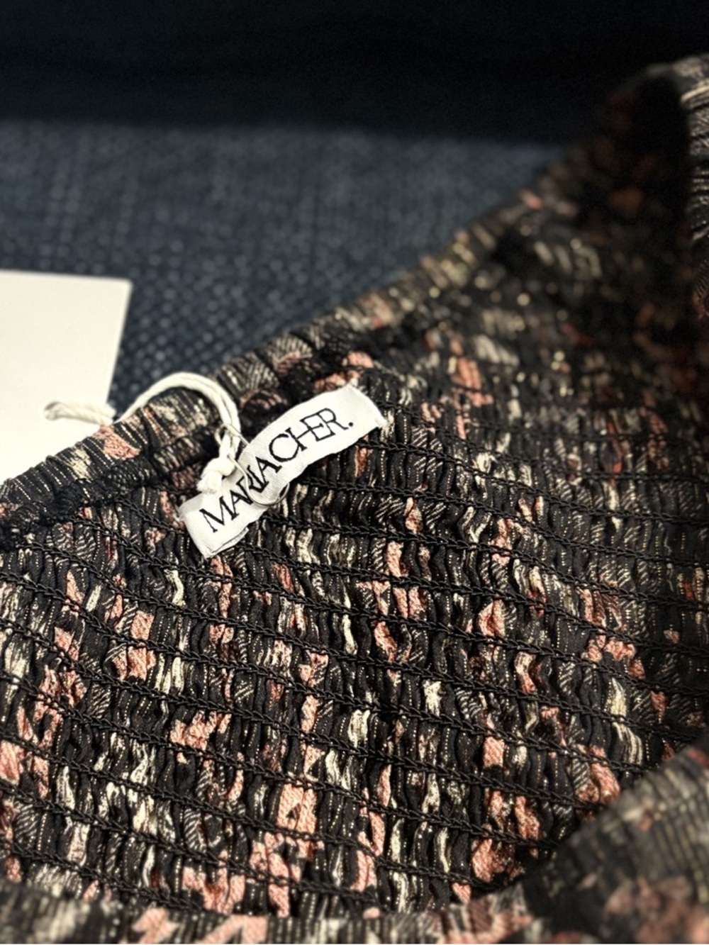 MARIA CHER NWT Villafranca Floral One-Shoulder Crop Top Sample Sale Piece! Sz S - Picture 5 of 15